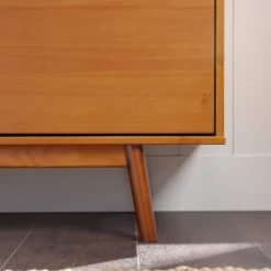 Solid Wood Mid-Century Modern TV Stand For TVs Up To 80" - Saracina Home -Furniture Specialty Store GUEST f4abc142 84ea 4c94 8534 cf09ec9e7bfa