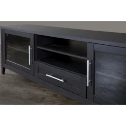 Espresso Finished 1 Drawer TV Stand For TVs Up To 70" Dark Brown - Baxton Studio