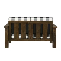 Jovie Gingham Rustic Loveseat - HOMES: Inside + Out 11 Jovie Gingham Rustic Loveseat - HOMES: Inside + Out -Furniture Specialty Store GUEST f773bcaf 574a 4e27 96b6 3bc9f78da4e4