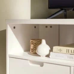 Cara Mid-Century Modern 3 Drawer Corner TV Stand For TVs Up To 58" - Saracina Home 27 Cara Mid-Century Modern 3 Drawer Corner TV Stand For TVs Up To 58" - Saracina Home -Furniture Specialty Store GUEST fb957360 40de 4089 a8ee 5e1e6d667985