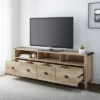4 Drawer Farmhouse TV Stand For TVs Up To 80" - Saracina Home -Furniture Specialty Store GUEST fc53e969 d6ad 444b a168 c43343c57c50