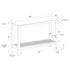 Console Table With Woven Rattan Shelf Black - Threshold™ Designed With Studio McGee 23 Console Table With Woven Rattan Shelf Black - Threshold™ Designed With Studio McGee -Furniture Specialty Store GUEST fd806213 5ef7 492e a065 be15b39cc53e