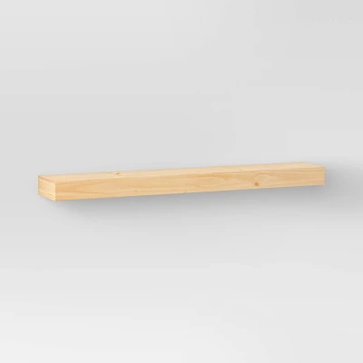 36" Floating Wood Shelf - Threshold™ 6 36" Floating Wood Shelf - Threshold™ - Image 4